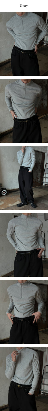 [S/S] Raglan golgi muscle half zip up(2color)