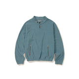 Surface fleece pullover / Dusty aqua