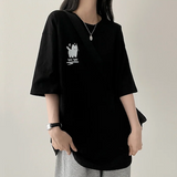 Surprised cat loose fit short sleeve