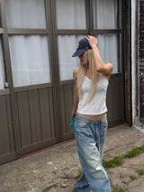 Dot v neck sleeveless(4color)