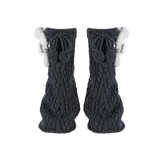 13DE MARZO Doozoo Knit Leg Warmer - Grey