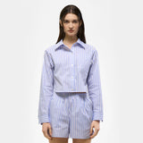 STRIPED POPLIN SHIRTS SET_WHITE