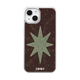 [MADE] The twinkling star of autumn brown silver epoxy case✨