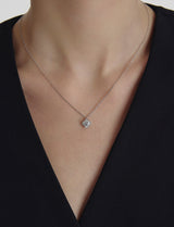 25FW★ Essence Silver (W) Moissanite Primrose Necklace