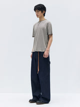26SS★ STRIPE LAYERED HALF T
