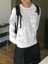 Clone Lettering Oversized Long Sleeve