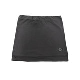 OVERLOCK MINI SKIRT-DARK GRAY