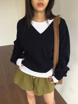 Hopper Suede Shoulder Bag (2color)