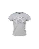アドアミー スリムフィットTシャツ　グレー