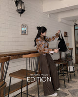 【MADE】フリースピンタックスラックス