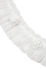 Rose Wrap Skirt [Ivory]