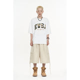 Balloon Bermuda Nylon Pants - Beige