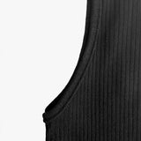 マッスルフィット フェザーリブタンクトップ (3 Colors)