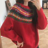Pomel Nordic Loose Fit Round Knitwear