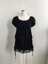 Dusky check blouse