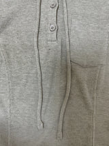 [SOFT-FIT] リブ編みソフトクロップドフーディーロングスリーブ - 3 COLOR