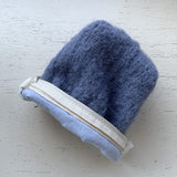 classic pouch_knit blue