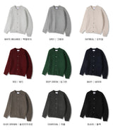 LMN Merino Wool incision Round Cardigan (9 colors)