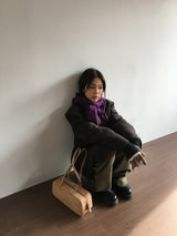 ピンリベットストレートパンツ (2color)