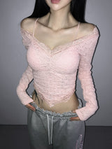  daisy slimmer scarf top(3 color)