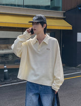 ブランククロップカラーTシャツ