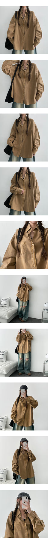 [M,L] Lamb's Pigment Boxy Shirt (5 colors)