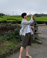 ランディオーバーフィットチェックシャツ