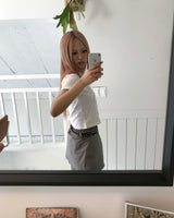ピンタックスカートパンツ