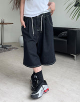 フェンノンフェイドバミューダデニムパンツ