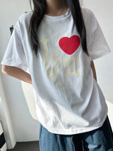 Arrow Heart Tattoo Graphic T-Shirt 4color