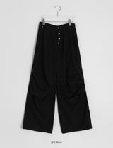 Dason Button Parachute Banding String Pants