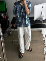 ASCLO Ice Linen Wide Slacks (3color)