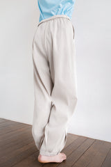 Stretch jogger pants, Beige