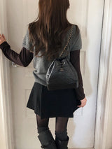 Forever Soft Turtle Neck Short Sleeve Knit (4color)