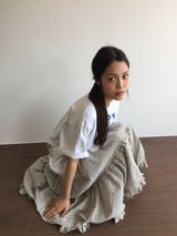 エコチェックロングスカート (3color)