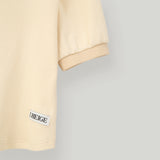 ハーフオープンカラーTシャツ