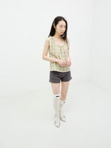 Anfora Lace Shorts Dark Gray
