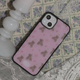 [MADE] vintage bear case (pink)