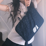 Bedding Notebook Pouch_jacquard black