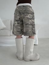 girly camo bermuda pt