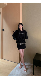 NovaビーズTシャツHラインドレス