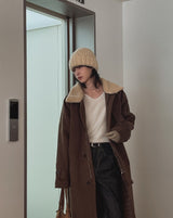 ★Regen Balmacaan Mustang Wool Coat