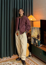 Color Matching Work Jacket 3COLOR