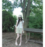 ボタンニットカーディガン