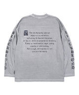 BBD クラッシュドフェイスピグメントロングtシャツ