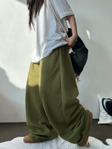 VIVID COLORING🎀 WIDE ONR PINTUCK LONG PANTS 💘💜🖤🩶💚7COLOR