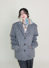 Winter Alpaca Formal Single Jacket (Wool Jacket) (Lining 2 Ounces)