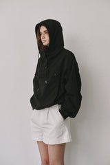 Anorak hood jumper (Black)