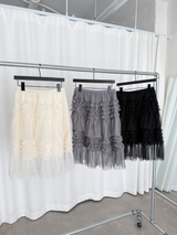petal sha lace skirts (3color)