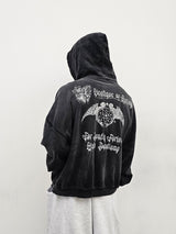 VENTIQUE ダークナイトウォッシングフーディー 1colors